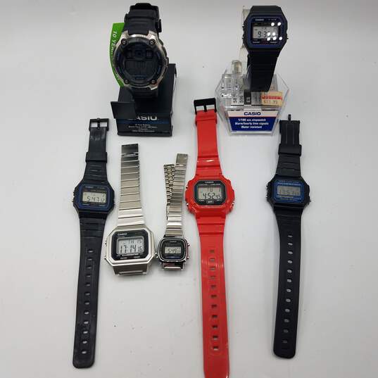 Unisex Quartz Digital Wristwatches Mixed Lot of 7 - All Running image number 1