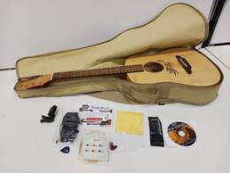 Luna 6-String Acoustic Bamboo Guitar & Accessories Bundle