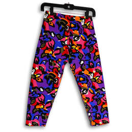 Womens Multicolor Elastic Waist Pull-On Compression Cropped Leggings Size M alternative image