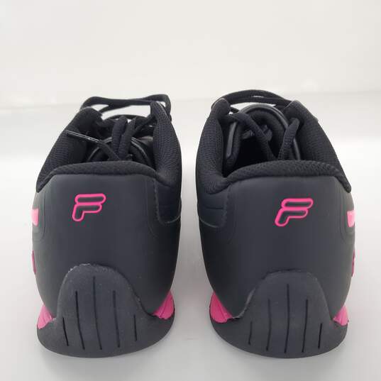Fila Black/Pink Women's Sneaker Shoes Size 11 image number 4