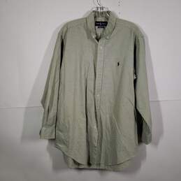Mens Check Regular Fit Long Sleeve Collared Dress Shirt Size 16 32/33