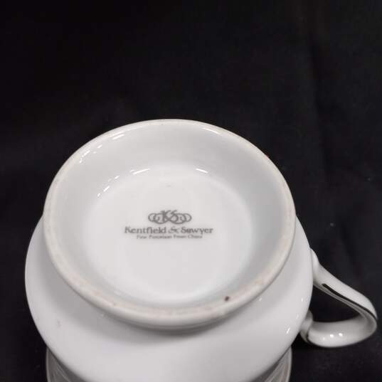 12pc Kentfield & Sawyer Tea Cup & Saucers Set image number 4