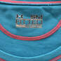 Womens Blue Crew Neck Long Sleeve Fitted Pullover T-Shirt Size Small image number 3