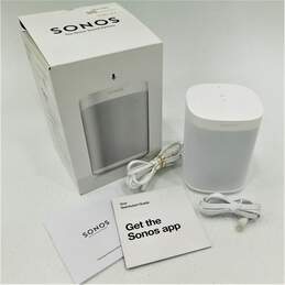 Sonos One Model A100 (1st Gen.) White Smart Speaker w/ Original Box and Accessories