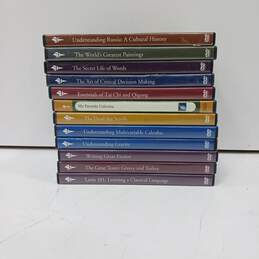 12PC Bundle of Assorted The Great Courses DVDs
