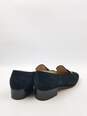 Vtg Ferragamo Gancini Black Loafers W 5.5C COA image number 4