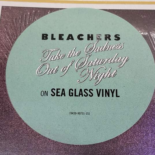 The Bleachers Take The Sadness Out of Saturday Night On Sea Glass Vinyl Record SEALED image number 3