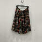 Womens Multicolor Plaid Pleated Side Zip Fashionable A-Line Skirt Size 8 image number 1