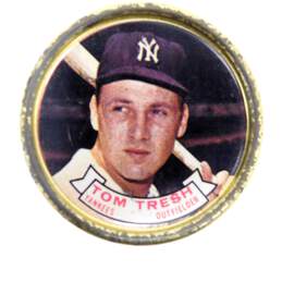 1964 Tom Tresh Topps Coins # 10 New York Yankees