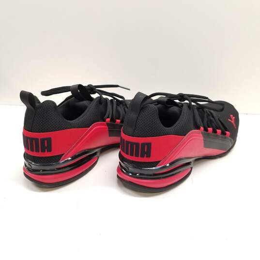 Puma Axelion Spark Running Shoes Black Red 12 image number 4