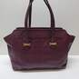 Coach Bags Coach Taylor Leather Alexis Carryall Burgundy image number 1