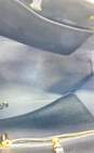 Michael Kors Saffiano Leather Jet Set Travel Tote Black White image number 6
