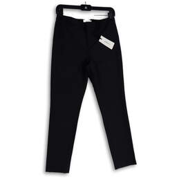NWT Womens Black Flat Front Skinny Leg Ankle Pants Size Small