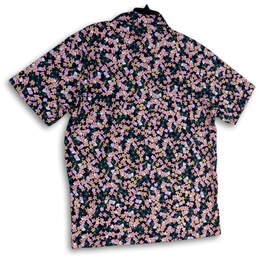 NWT Womens Multicolor Floral Collared Short Sleeve Polo Shirt Size XL alternative image