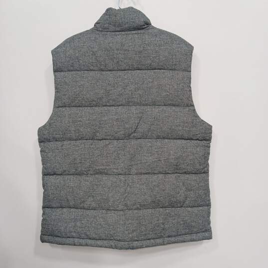 Banana Republic Men's Gray Puffer Vest Size L W/Tags image number 2