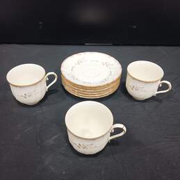 Mikasa Fine Ivory  China  3 Tea Cups and 6 Saucers