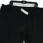 NWT Womens Black Elastic Waist Side Stripe Slash Pocket Ankle Pants Size 4R image number 3