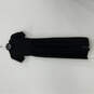 NWT Womens Black Short Puff Sleeve V-Neck Back Zip Maxi Dress Size XS image number 2