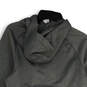 Womens Gray Long Sleeve Kangaroo Pocket Dri-Fit Pullover Hoodie Size S image number 4