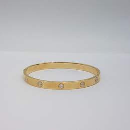 14k Gold Designer Inspired Hinge 6.5 Inch Bracelet Repair 9.9g