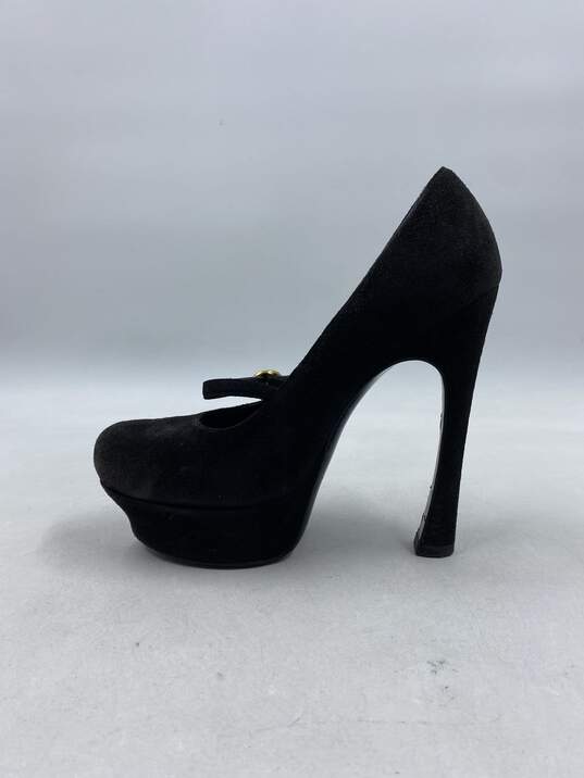 Authentic Yves Saint Laurent Black Pump Heel W 5.5 image number 2