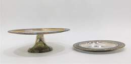 Assorted Vintage Silver Plate Table Ware Serving Trays Platters Vase Sugar Scuttle alternative image