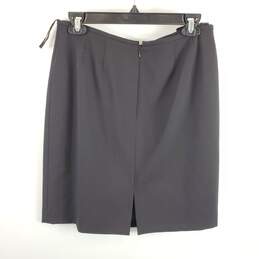 Kasper Women Black Midi Pencil Skirt Sz 8P alternative image