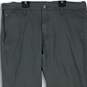 Mens Gray Flat Front Pocket Stretch Straight Leg Chino Pants Size 38x32 image number 3