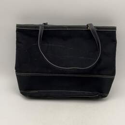 Coach Womens Black Leather Trim Double Handle Tote Bag alternative image