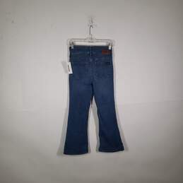 Womens Medium Wash 5 Pocket Design Denim Bootcut Leg Jeans Size 2/26 alternative image
