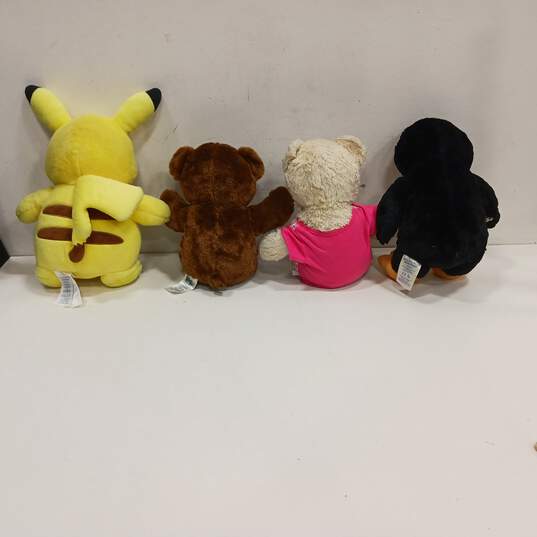 Bundle of 4 Assorted Build-A-Bear Workshop Stuffed Animals image number 2