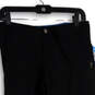 NWT Womens Black Flat Front Pockets Straight Leg Hiking Capri Pants Sz 4/36 image number 3
