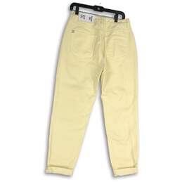 NWT BDG Womens Cream Denim High Rise 5-Pocket Design Mom Jeans Size 29 alternative image