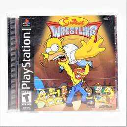 The Simpsons Wrestling Sony PlayStation 1 CIB alternative image
