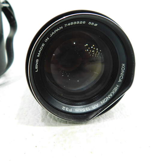 Konica Autoreflex A3 SLR 35mm Film Camera W/ 2 Lenses image number 2