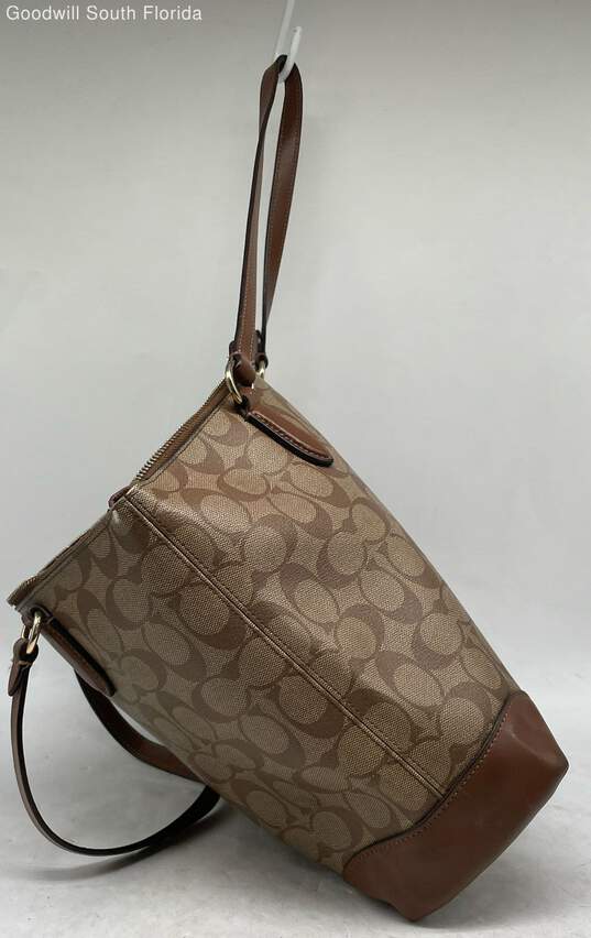 Coach Womens Brown Purse image number 3
