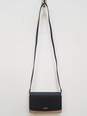 Kate Spade Saffiano Leather Convertible Crossbody Black Pink image number 1