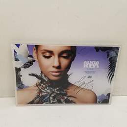 Acrylic Framed and Signed Alicia Keys Concert Poster