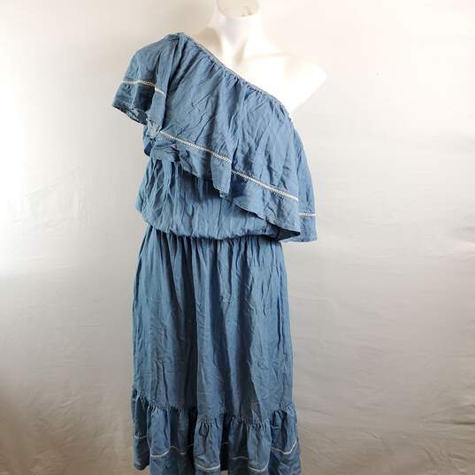 INC Women Chambray Dress L NWT image number 1