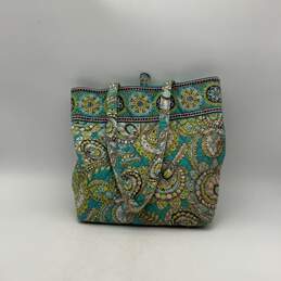 Vera Bradley Womens Multicolor Floral Double Handle Rectangle Small Tote Bag alternative image
