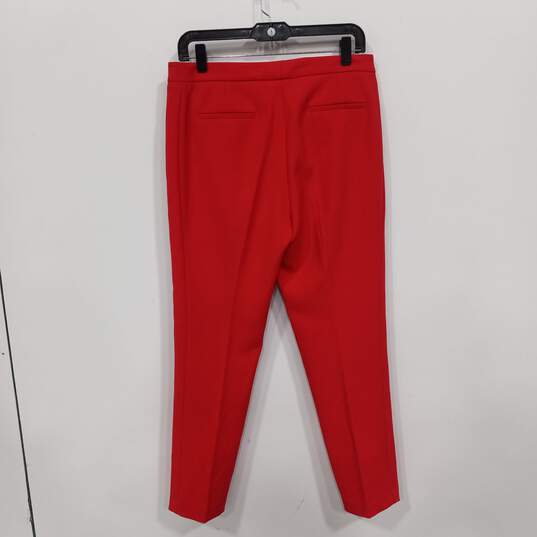 BCBGMaxazria Women's Red Pants Size 6 image number 2