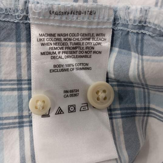 Men's Columbia Short-Sleeve Plaid Button-Up Shirt Sz L image number 4