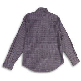 NWT Mens Multicolor Printed Spread Collar Short Sleeve Button-Up Shirt Sz L alternative image