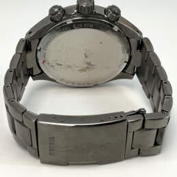 Designer Fossil Flight CH-2802 Gray Round Dial Chronograph Wristwatch alternative image