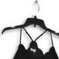 J. Crew Womens Black Scalloped Neck Spaghetti Strap Camisole Tank Top Size 4 image number 3