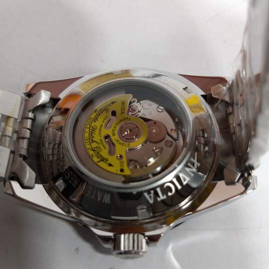 Silver Tone Invicta Automatic Watch In Original Box image number 4