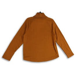 Womens Brown Turtleneck Long Sleeve Pullover Sweater Size Medium alternative image