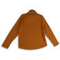 Womens Brown Turtleneck Long Sleeve Pullover Sweater Size Medium image number 2