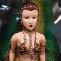 1999 Star Wars 12 Inch Princess Leia with Chain Power of the Force Hasbro alternative image