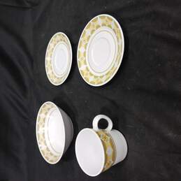 Set of 4 Progression Sunglow Cereal Bowl, Saucers & Tea Cup